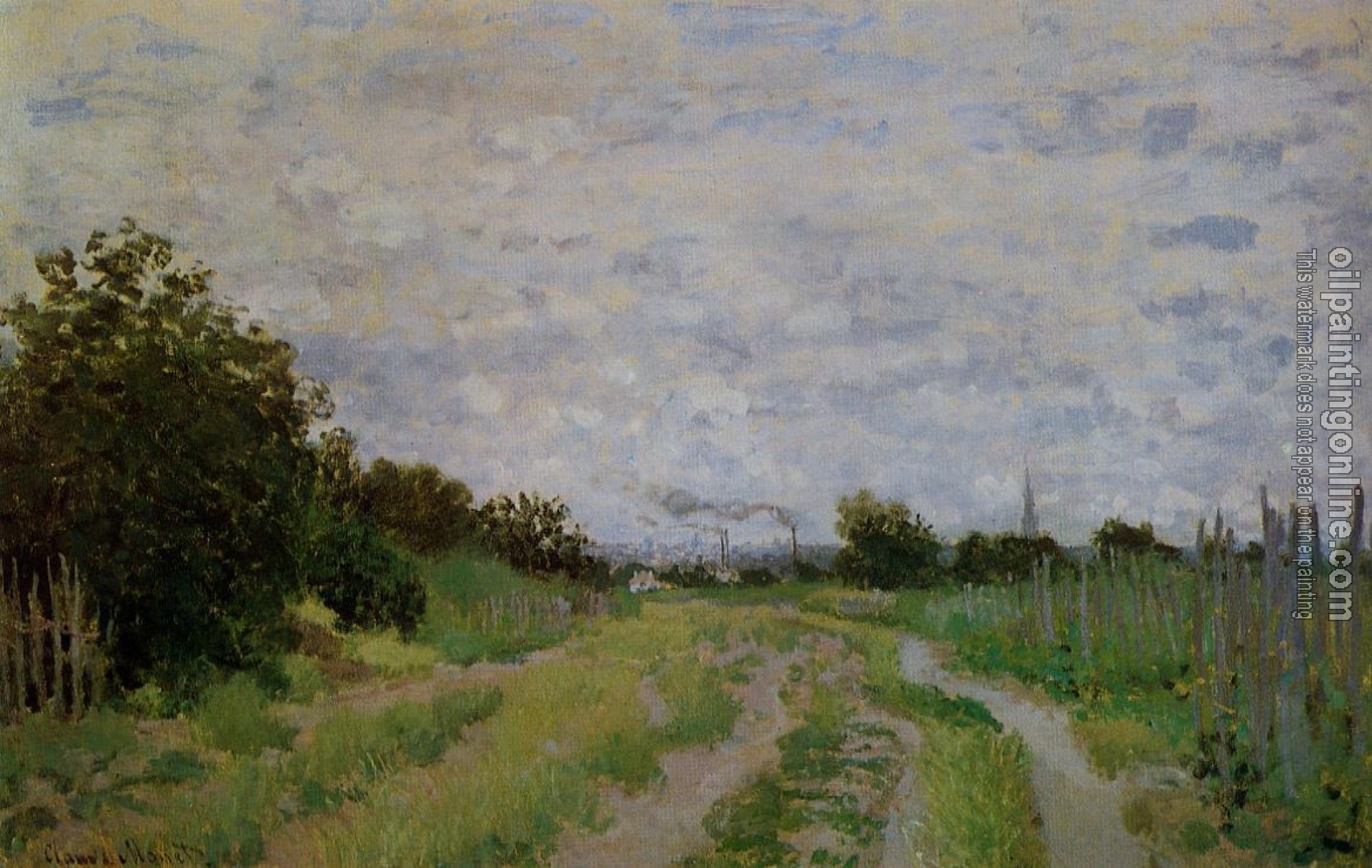 Monet, Claude Oscar - Lane in the Vineyards at Argenteuil